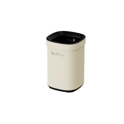 China Wormhole Series Household Stainless Steel Rectangular Open Top Trash Bin Without Lid Waste Bin Trash Can for sale