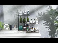 gather series bathroom shower caddy wall-mounted bathroom rack