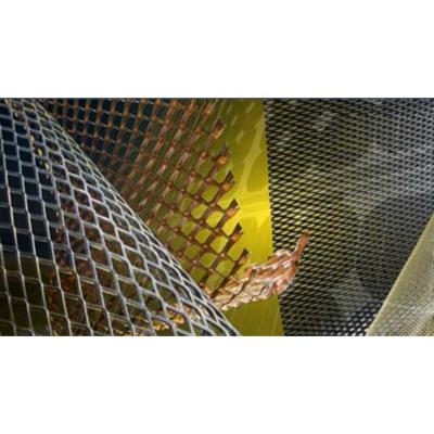 China Small Hole Advanced Metal Sheet Mesh Zn-Ni Battery Ultrathin Expanded Tin Plate Copper Mesh Current Collector Mesh for sale