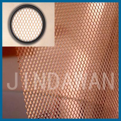 China For battery and power technology factory price small hole expanded copper mesh for sale