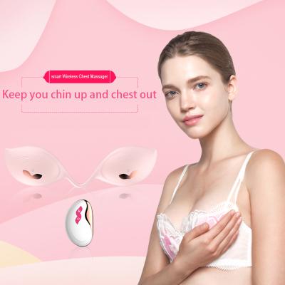 China Home Use Mini Breasts Enhancement Home Use Breast Massager Vibrating Electric Massage Bra Chest Massage Instrument for sale