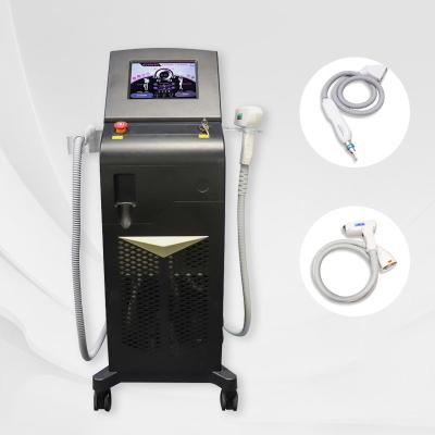 China Pigment Removal New 2 in 1 Professional Laser Diode 808 PicoSecond 755 106nm Hair Removal Triple Wave Laser Pico Laser Permanent Tattoo Removal for sale