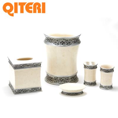 China Glamorous Decor Hotel Bathroom Supplier Amenities Accessory Set for sale