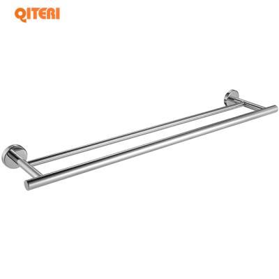 China Bathroom Accessories Heater Hand Bathroom Towel Holder Chrome Towel Rack and Stainless Steel Bath Towel Rack for sale