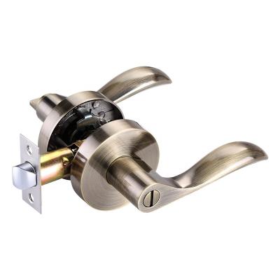 China New Design Modern Door Lock For Wooden Door Lever Door Lock Zinc Alloy Tubular Handle for sale