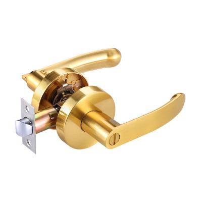 China Modern Heavy Duty Fancy Lever Lock Privacy Passage Door Latch Privacy Lock Bathroom Toilet Style Tubular Lever Lock for sale