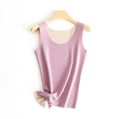 China Casual Women's Fashion Quality Quick-drying Sleeveless Vest Solid Color Low Price Guaranteed Anti-pilling for sale