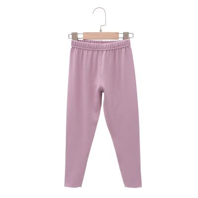 China Anti-wrinkle Fashion Four Seasons New High End Listing Girls Kids Custom Made Children's Velvet Pants for sale