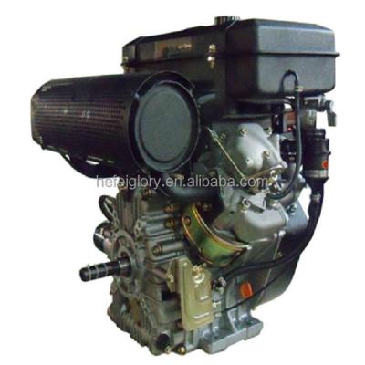 China Wholesale 2021 Air Cooled 22hp Air Cooled Two Cylinder Diesel Engine 2V870F for sale