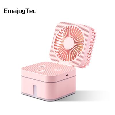 China Hotel Factory Wholesale Mini Folding Portable Spray Water Fans Rechargeable Wireless Air Conditioner Fan for sale