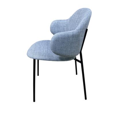 China (Other) Free Samples Adjustable Dining Chair Modern Design Fabric Dining Chairs for sale