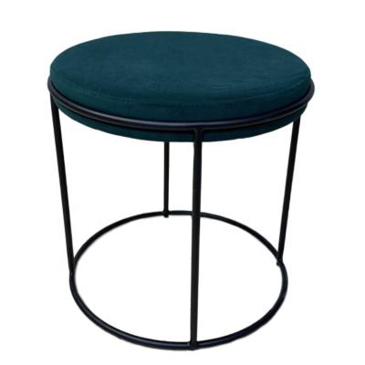 China Modern Simple Round Removable Living Room Furniture Cover Metal Stool Shoe Stool Living Room Decoration for sale