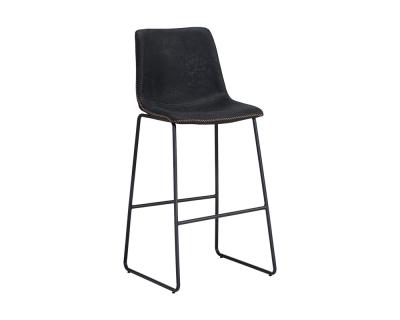 China Modern Minimalist Luxury Modern Outdoor Leather Bar Chair Velvet Metal Bar Stool Barstool Height Bar Stool For Kitchen for sale