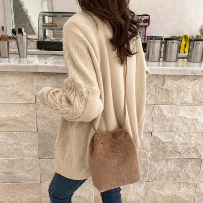 China New fashion handbag sling winter plush sling foreign trade handbag can be customized for women's handbag for sale