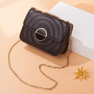 China Up-to-date handbag high value embroidered fashion small bag cross lady bag soft mobile phone bag a square classic shoulder chain for sale