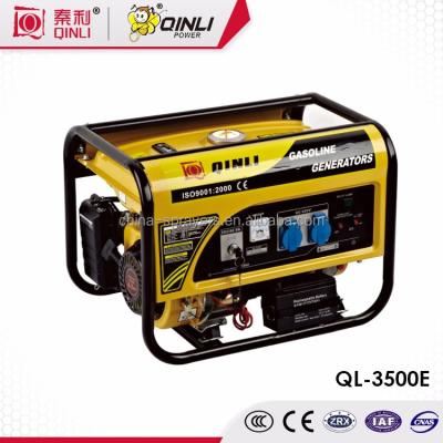 China 2017 new china design gasoline generator set series 3500E QL-3500E for sale