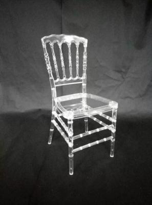 China YALEESON New High Quality Stackable Transparent Acrylic Dining Wedding Chair for sale