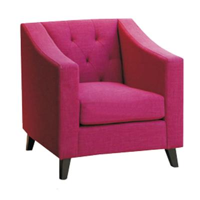 China YLX-3107 Comfortable Pink Sofa Chair used in KTV Hotel Restaurant for sale