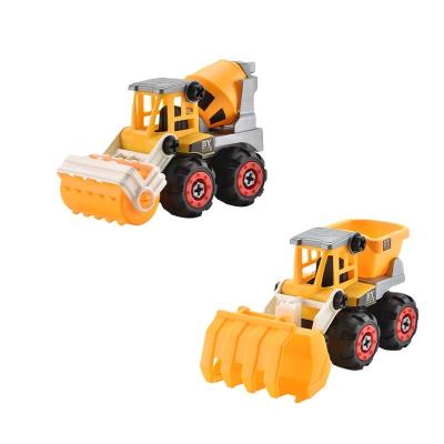 China Training Kids Model Car Boy Children's Hot Selling DIY Engineering Vehicle Action Capacity Toy DIY Disassembly Engineering Car for sale