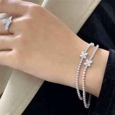 China CLASSIC Improve Star Jewelry Real Pure Diamond Bracelet 18k Gold Bangles For Women Jewelry for sale