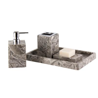 China Sustainable Design Special Marble Lowest Price Sanitary Ware , Marble Bathroom Accessories Set= for sale