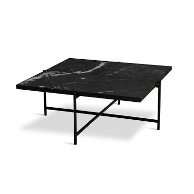 China Cheap Price Modern Black Marble Dining Table Set, Manufacturer Black Marble Side Table for sale