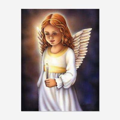 China Environmental Friendly Angel Cherub Wings 5D Full Square/Drill Diamond Painting Wholesale Embroidery Cross Stitch Round Stitch Art Crafts Kit for sale