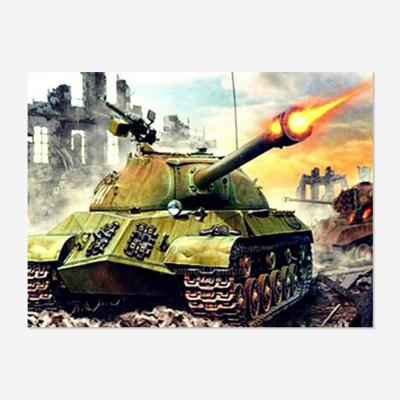 China Cross Stitch Kit Custom Diamond Painting Tank Battlefield Set Full Drill 5D Environmental Friendly Decor Diamond Painting Diy Embroidery Home for sale