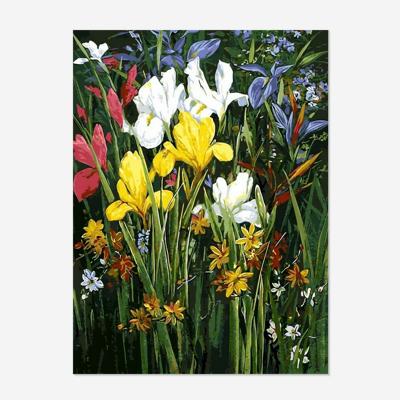 China Wholesale Full Drill Diamond Painting Flower Plants Fashion DIY 5D Cross Stitch Embroidery Home Decor Wall Mounted Environmental Friendly Gift for sale