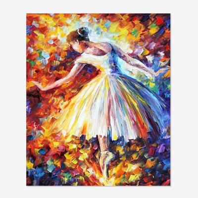 China Environmental Friendly DIY Gifts Picture Ballet Dancer Beauty 5D Wall Abstract Full Drill Square/Around Diamond Painting Home Decor Wholesale for sale