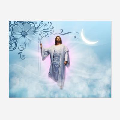 China Wholesale Environmental Friendly 5D Diamond Painting Religious Jesus Moon DIY Diamond Embroidery Mosaic Gift Cross Stitch Kits for sale