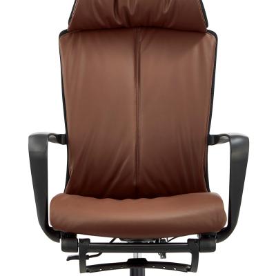 China Wholesale Price Black Comfortale Office Chair Cheap Visitor Manager Leather Executive Office Cantilever Chair for sale