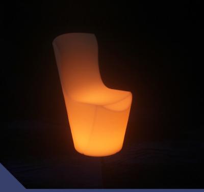 China Water Resistant LED Light Chair Input Power AC 100 - 240V Easy Cleaning Up for sale