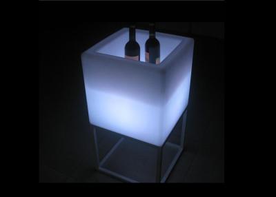 China Thermoplastic Colour Changing Ice Bucket , Light Up Wine Bucket IR Remote Control for sale