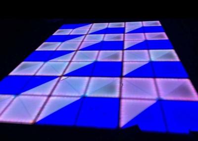 China 80W Power Illuminated Dance Floor , Led Light Up Dance Floor 100x100x10cm Size for sale