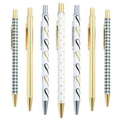 China Custom LOGO New Signature Metal Conference Hotel Ballpoint Metal Transfer Pen Office School Ballpoint Pens Manufacturer Custom LOGO Wholesale Pen Model for sale