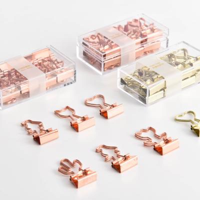 China House. Office. New School Products Metal Cut Cute Style Metal Clip For Office Promotional Cheap Clip for sale