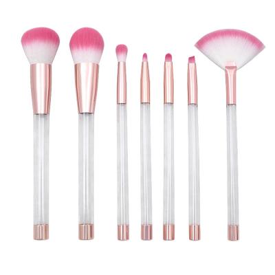 China Angular Hot Colorful Blush Glitter DIY Makeup Brush Set Empty Body Make Up Brush Set For Facial Beauty Tool for sale