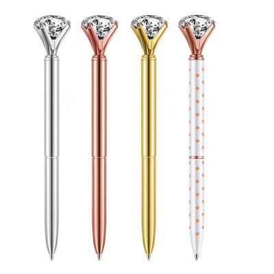 China office & School Pen Hot Selling Diamond Ballpoint Pen Diamond Ballpoint Pen With Custom Logo for sale