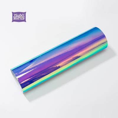 China Bestsub's Other Wholesale 30.5Cm*25m Rainbow Color Glitter Heat Transfer Roll Pop Adhesive Vinyl for sale