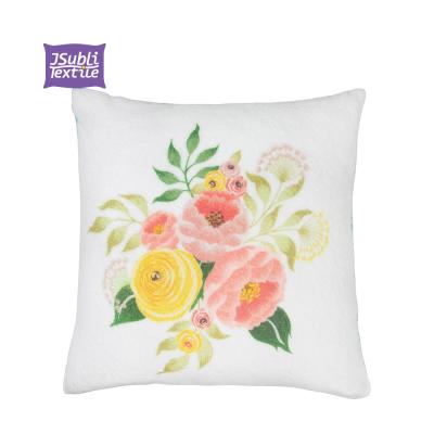 China Decorative Folded Sublimation Tile Case Cushion Cover With Blank Gift Pillow Cover for sale