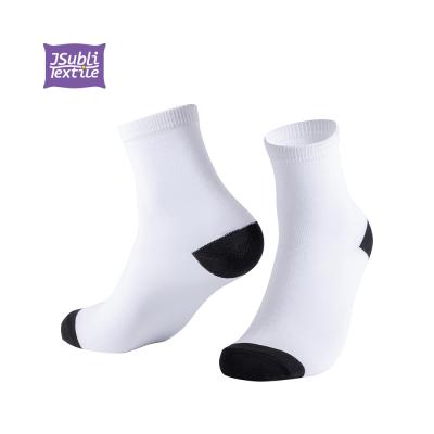 China Jsubli Wholesale Custom Breathable Textile Female Sublimation Stocking Comfortable Gym Socks for sale