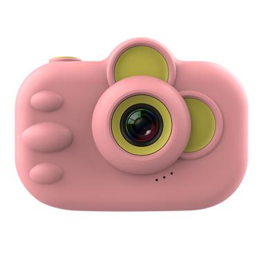 China Recording Function New Released Dual Lens HD 2.0 Inch Selfie Camera Children Cartoon Kids Camera Toy With Internal Microphone for sale