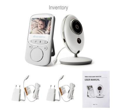 China Wireless Video Baby Monitor VB605 Music Player Nanny with Radio Portable Baby Camera Intercom IR 24h Music Walkie Talkie Audio Babysitter for sale