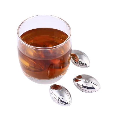 China Modern Desgin Chilling Stones football design Whiskey Ice Cube 304 Stainless Steel Ice Cube for Cola Wine Drink for sale