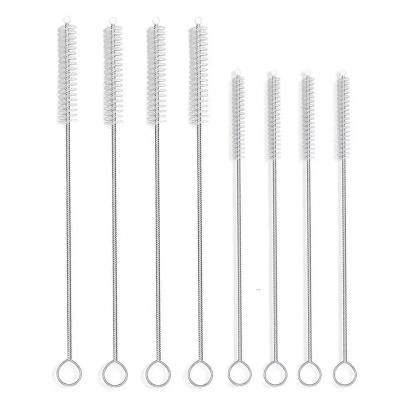 China Stocked Factory Direct 304 Stainless Steel Straw Brush Clean Drinking Glass and Cocktail Shaker for Bar Use for sale