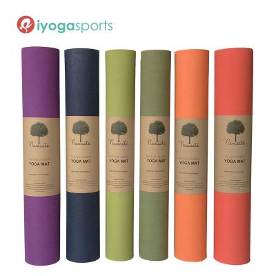 China iyogasports 100% Natural Rubber Wholesale Natural Rubber Yoga Mat 3mm JADE Harmoney Style JADE Harmoney Style Thick for sale