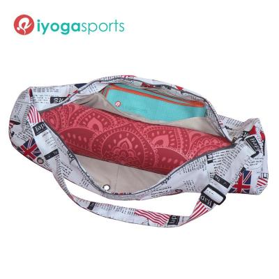 China For yoga mat printed yoga mat large bag 18cm x 75cm designed by iyogasports customized printing design for sale