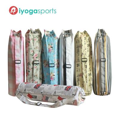 China For yoga mat digital printing bag 18cm x 71cm designed by iyogasports customized printed yoga mat bag for sale