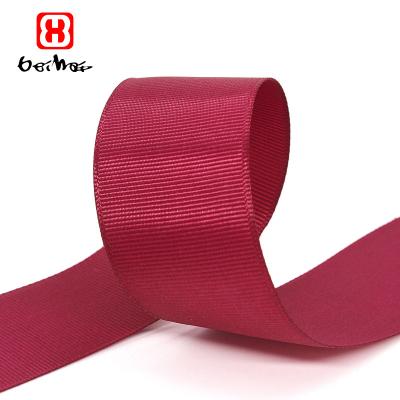 China High Tenacity Factory Wholesale And Retail Ribbons For Hair Hangers 38 Mm 100 Yards Grosgrain Ribbon Roll For Hand Made Girls Hair Bows for sale